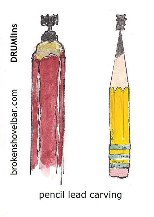 448. pencil lead carving