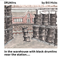 352. warehouse with dark drumlins